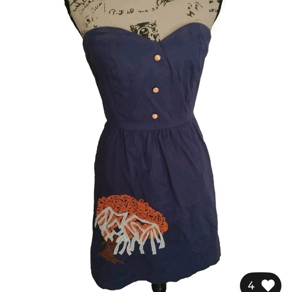 ISO Judith March Embroidered Tree Toomers Corner Dress Auburn M or L